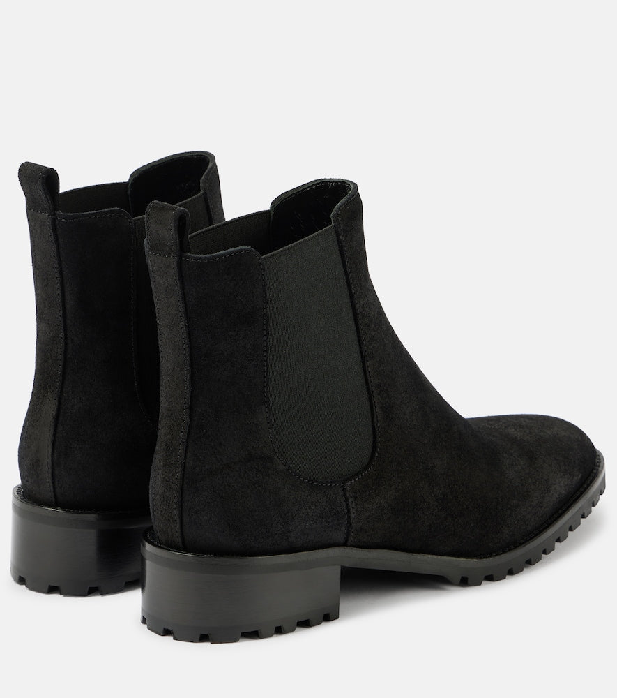 Manolo Blahnik Chelata suede Chelsea boots