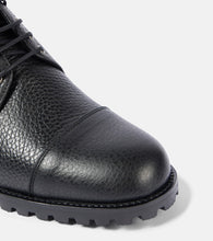 Manolo Blahnik Lugata leather lace-up boots
