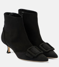 Manolo Blahnik Baylow suede ankle boots - Manolo Blahnik Baylow 麂皮踝靴