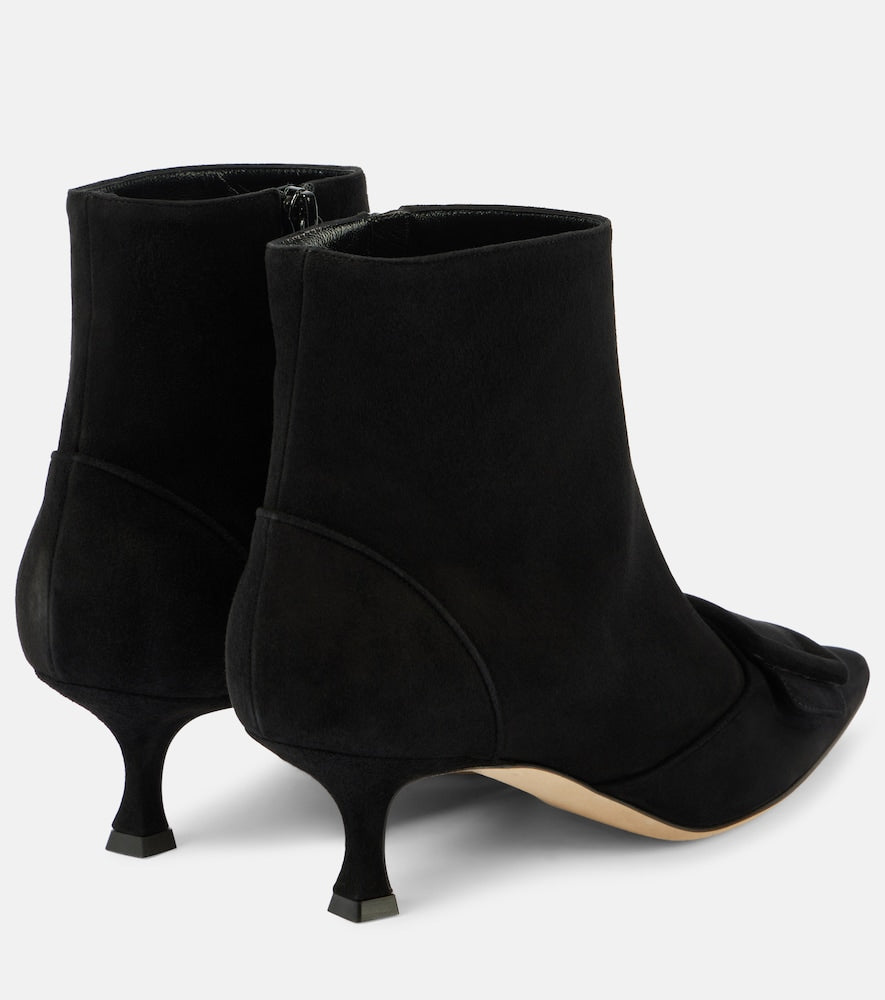 Manolo Blahnik Baylow suede ankle boots
