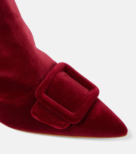 Manolo Blahnik Baylow velvet ankle boots