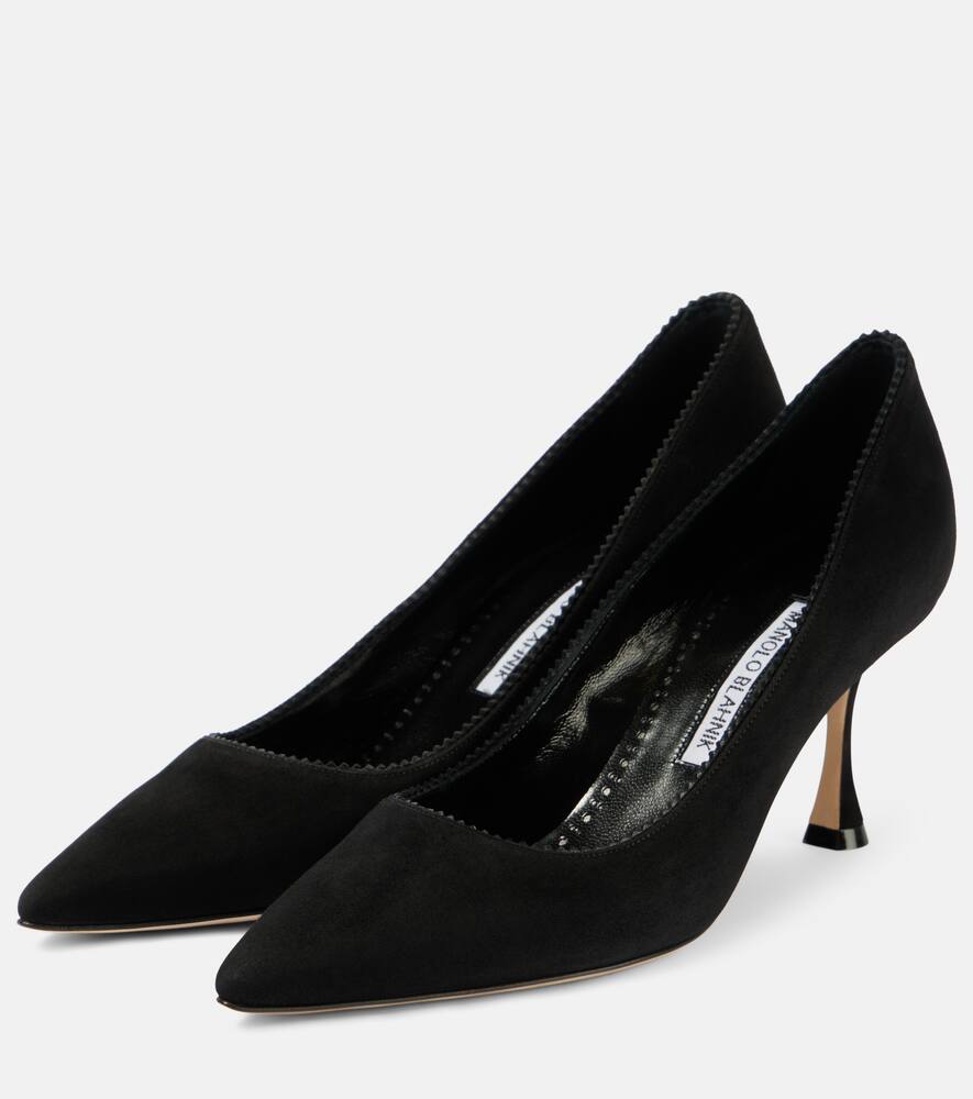 Manolo Blahnik Osmaclo suede pumps
