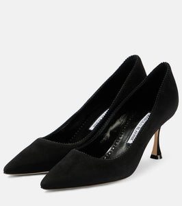 Manolo Blahnik Osmaclo suede pumps