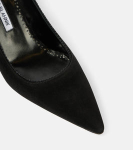 Manolo Blahnik Osmaclo suede pumps