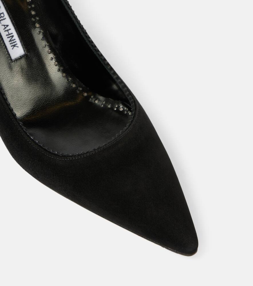 Manolo Blahnik Osmaclo suede pumps