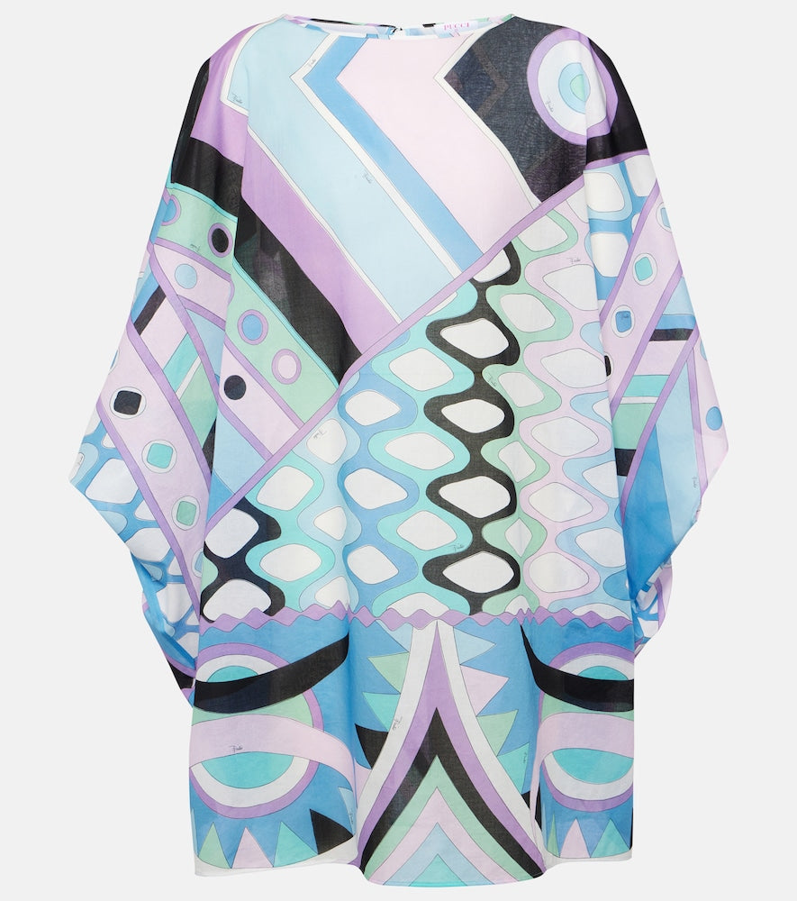 Pucci Vivara cotton kaftan. Pucci Vivara 棉质长袍