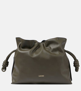 Loewe Flamenco leather clutch. Shop Loewe Clutches for women now.