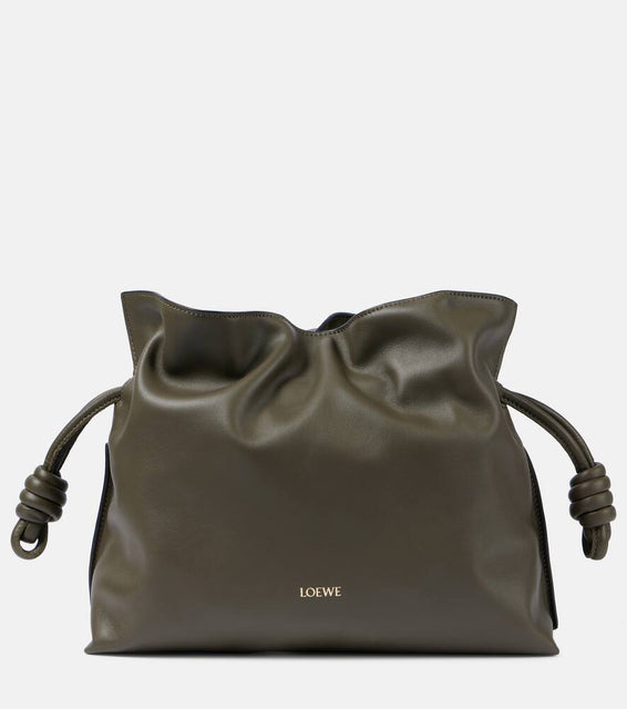 Loewe Flamenco leather clutch. Shop Loewe Clutches for women now.