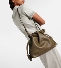 Loewe Flamenco leather clutch