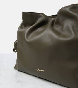 Loewe Flamenco leather clutch