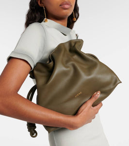 Loewe Flamenco leather clutch