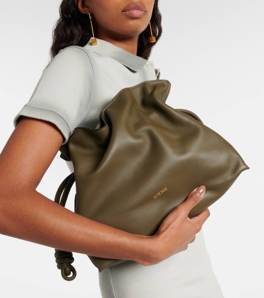 Loewe Flamenco leather clutch