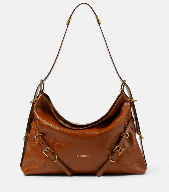 Givenchy Voyou Medium leather shoulder bag. Shop Givenchy Shoulder Bags for women now.