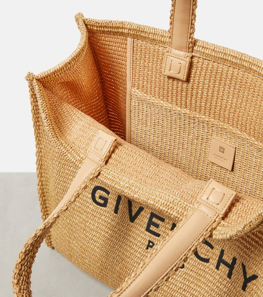 Givenchy G-Tote Medium raffia-effect tote bag