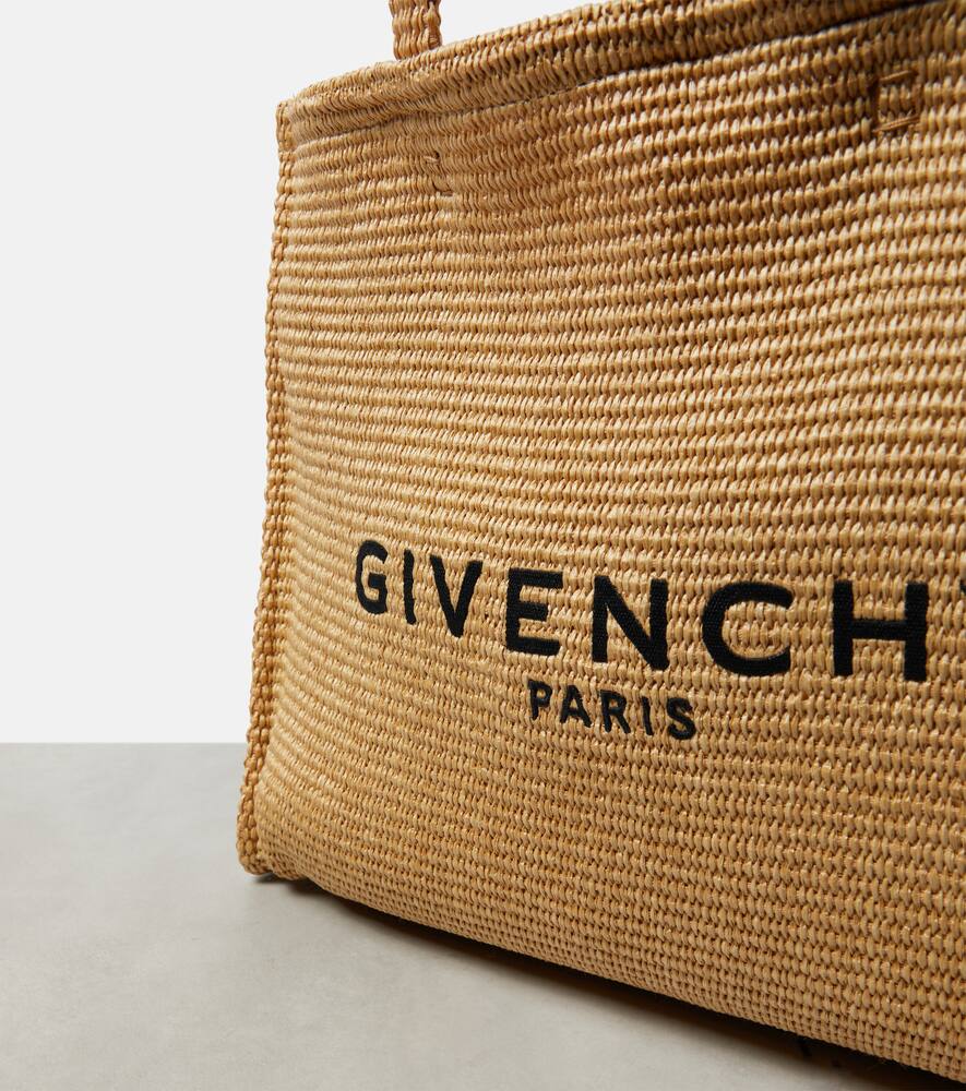 Givenchy G-Tote Medium raffia-effect tote bag