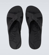 Christian Louboutin Loubi Cross rubber slides