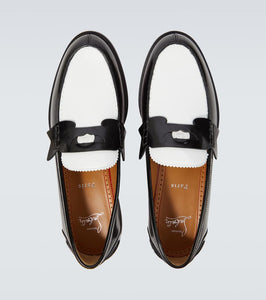 Christian Louboutin Leather penny loafers