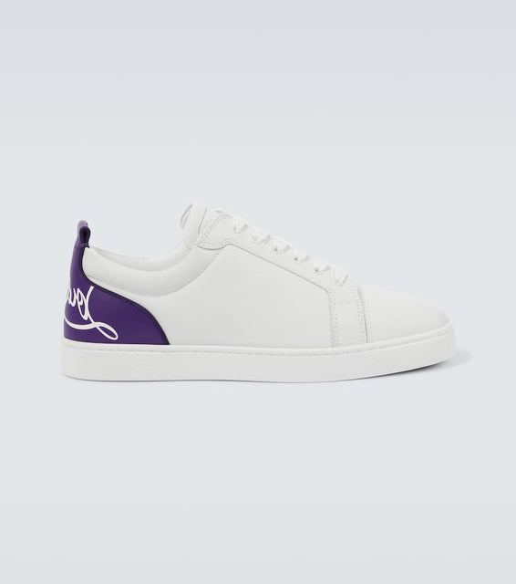 Christian Louboutin Fun Louis Junior leather sneakers