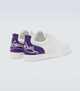 Christian Louboutin Fun Louis Junior leather sneakers