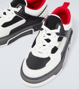 Christian Louboutin Astroloubi leather-trimmed sneakers