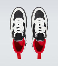 Christian Louboutin Astroloubi leather-trimmed sneakers