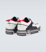 Christian Louboutin Astroloubi leather-trimmed sneakers