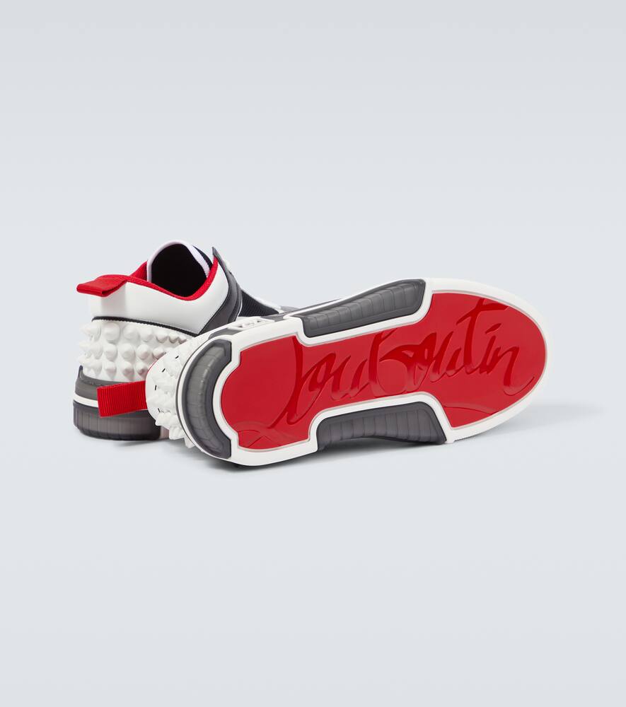 Christian Louboutin Astroloubi leather-trimmed sneakers