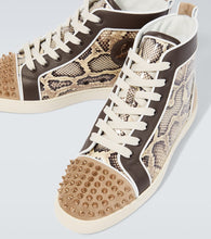 Christian Louboutin Lou Spikes leather sneakers