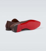 Christian Louboutin Dandelion canvas loafers