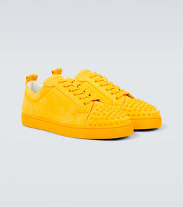 Christian Louboutin Louis Junior Spikes suede sneakers