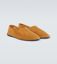 The Row Canal suede slip-on shoes