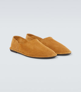 The Row Canal suede slip-on shoes