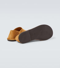 The Row Canal suede slip-on shoes