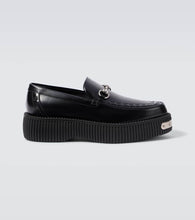 Gucci Gucci Horsebit leather platform loafers