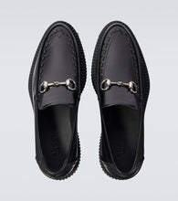 Gucci Gucci Horsebit leather platform loafers