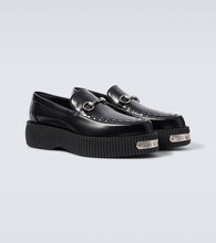 Gucci Gucci Horsebit leather platform loafers