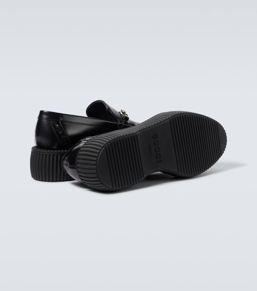 Gucci Gucci Horsebit leather platform loafers