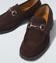 Gucci Horsebit suede loafers