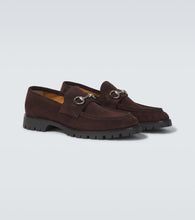 Gucci Horsebit suede loafers