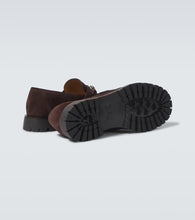 Gucci Horsebit suede loafers