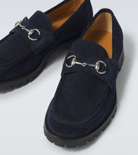 Gucci Horsebit suede loafers