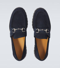 Gucci Horsebit suede loafers