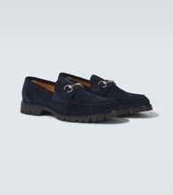 Gucci Horsebit suede loafers