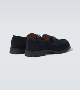 Gucci Horsebit suede loafers
