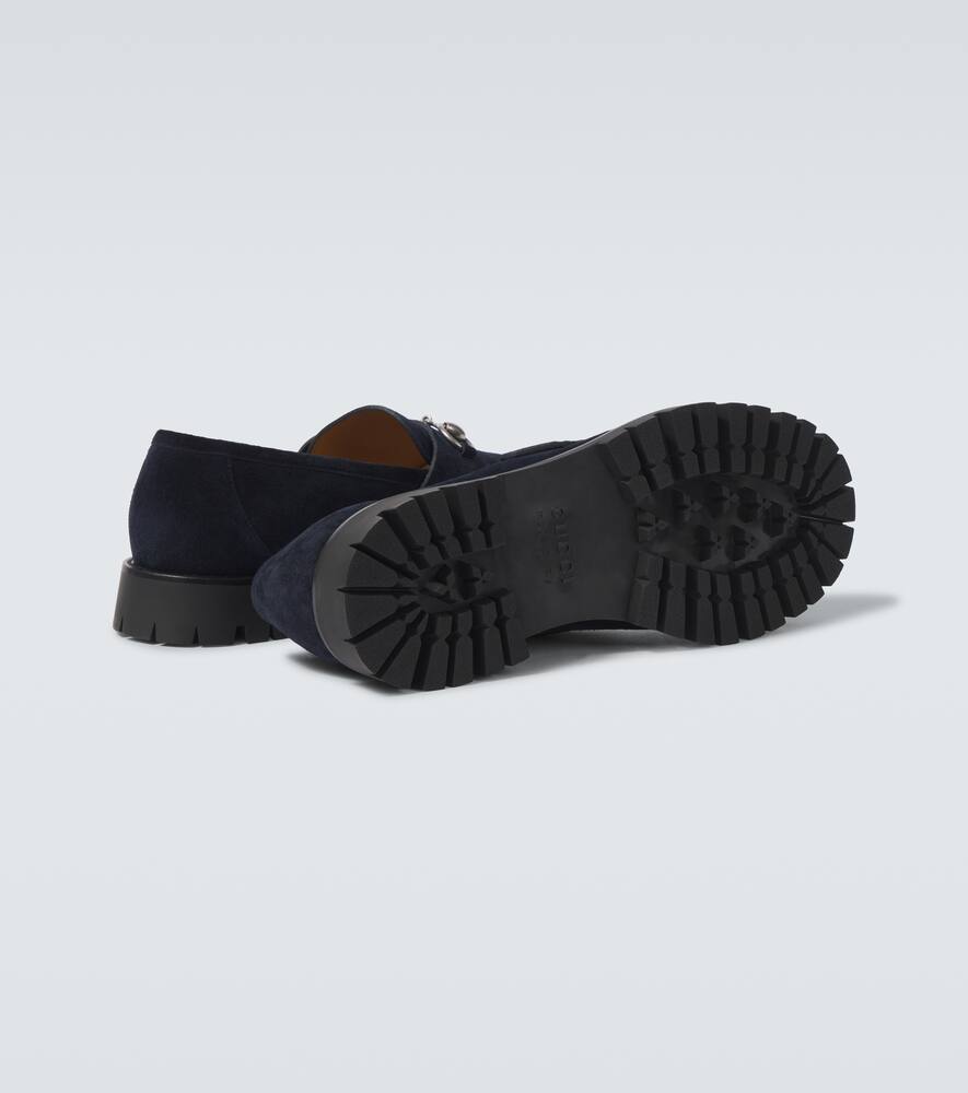 Gucci Horsebit suede loafers
