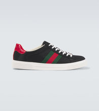 Gucci Leather-trimmed sneakers