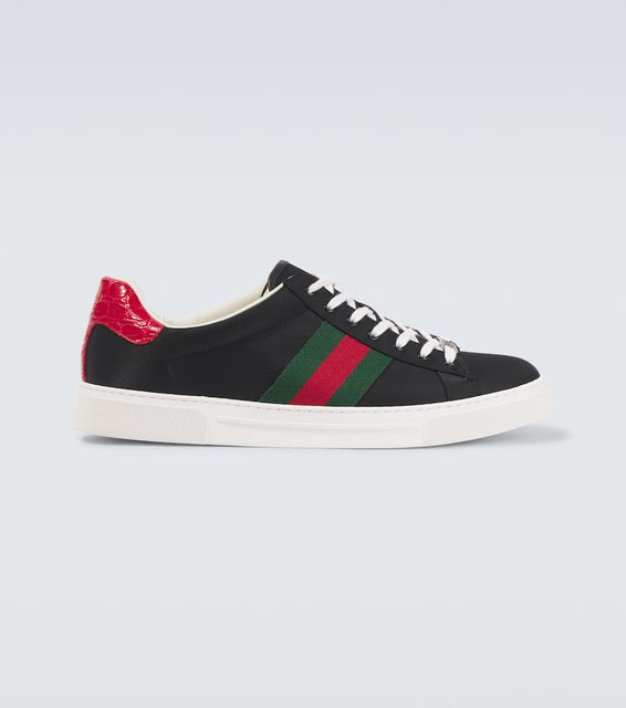 Gucci Leather-trimmed sneakers