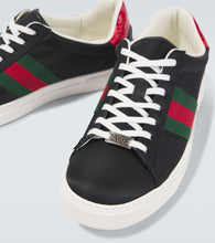 Gucci Leather-trimmed sneakers