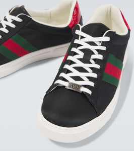 Gucci Leather-trimmed sneakers
