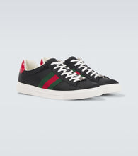 Gucci Leather-trimmed sneakers